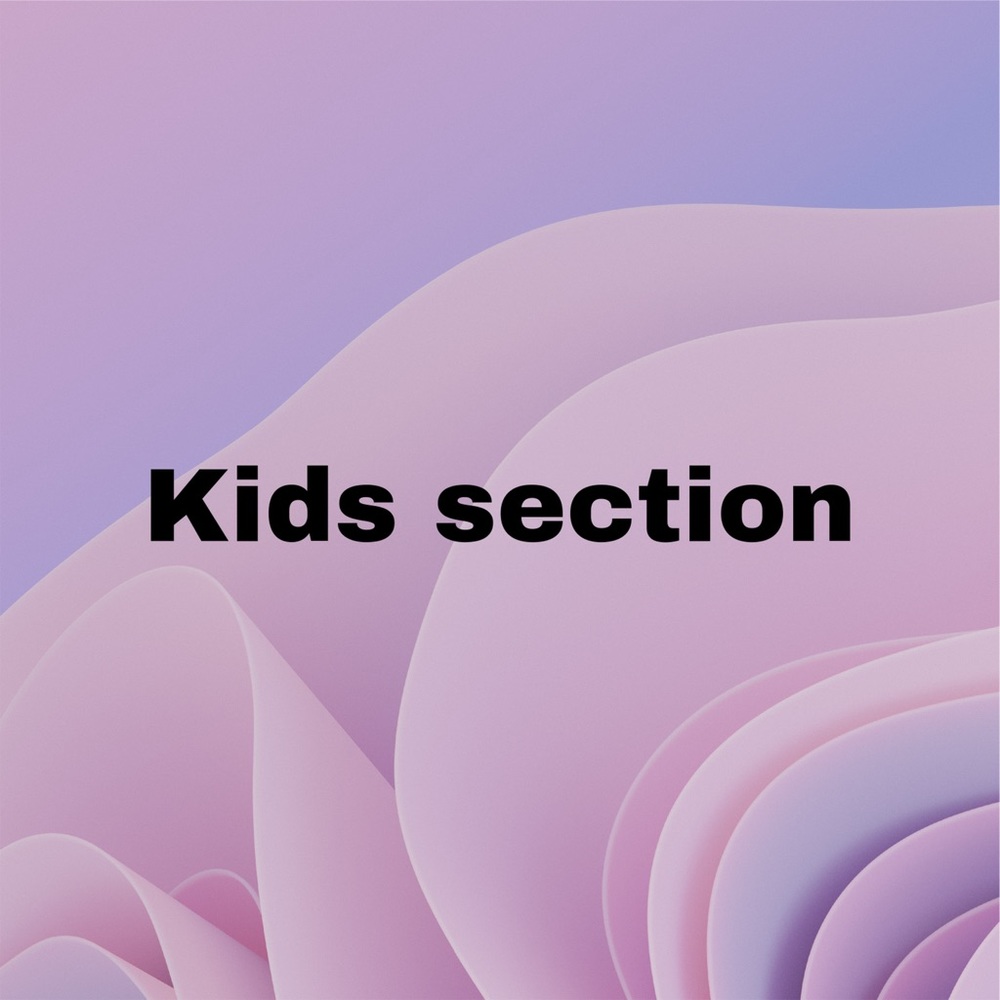 Kids section, New and used items in excellent condition